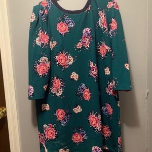 Size XXL floral print dress